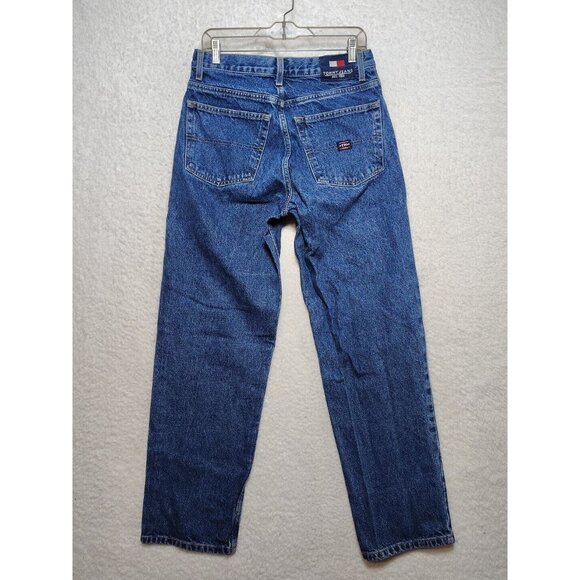 Vintage Tommy Hilfiger Jeans Mens 31x32 Blue Medium Wash Denim  90s - Picture 2 of 8
